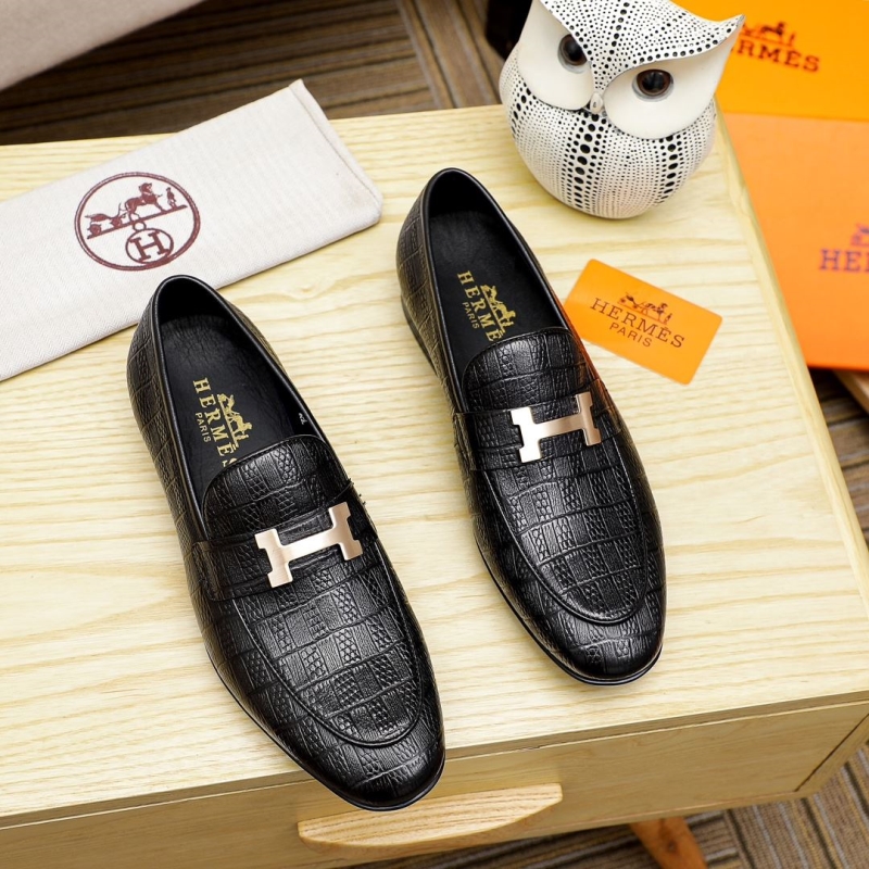 H**mes leather shoes